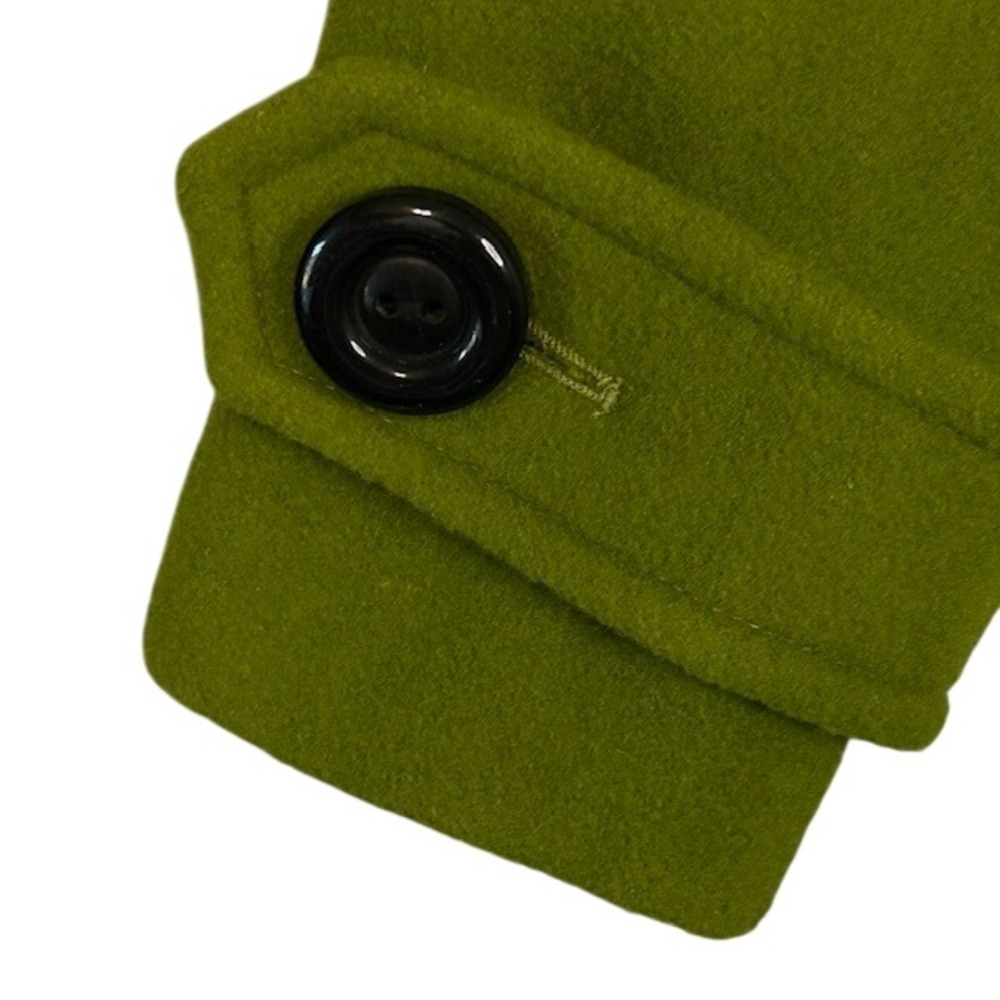 Pendleton Green Merino Wool Double Breasted Pea Coat Jacket Womens Large Flaw - Picture 7 of 12